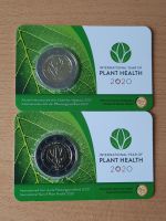 2 Stück 2 Euro COINCARD Belgien 2020, Jahr der Pflanzengesundheit Sachsen - Kodersdorf Vorschau