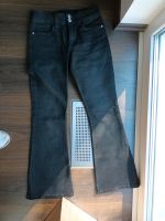 Schwarze Jeans mit Schlag Gr 152 Nordrhein-Westfalen - Mettmann Vorschau