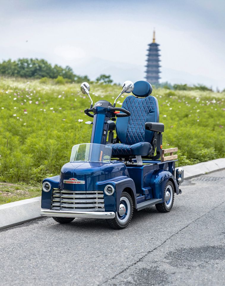 Elektromobil Champion E-Pickup Seniorenmobil blau in Pyrbaum