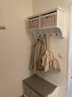 Wayfair Wandgarderobe + Sitzbank Bastogne Weiß Landhausstil Nordrhein-Westfalen - Halver Vorschau