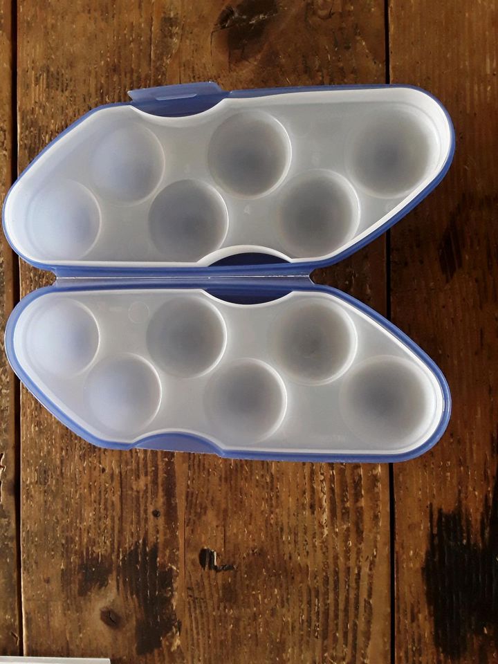 Tupperware  Eierbox  für 6 Eier Blau in Seligenstadt