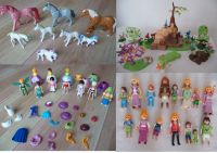 Playmobil: 22 Figuren, 4 Pferde, 4 Einhörner, Tiere, Blumen, usw. Sachsen-Anhalt - Braunsbedra Vorschau