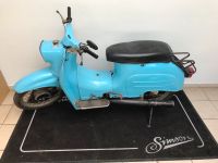 Simson KR51/1 Schwalbe Blau 1978 60km/h Papiere Versand Motor * Sachsen-Anhalt - Calbe (Saale) Vorschau