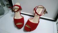 Offene rote Sandaletten Pumps Plateau Gr.37/38 Berlin - Hellersdorf Vorschau