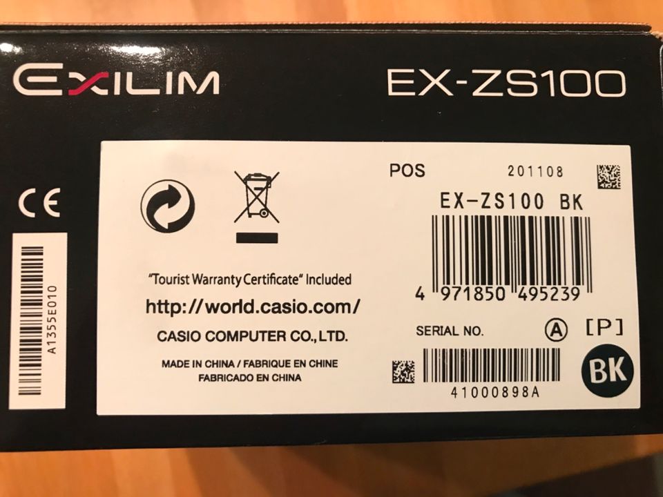 Casio EXILIM EX-ZS100 Kamera in Wassenberg