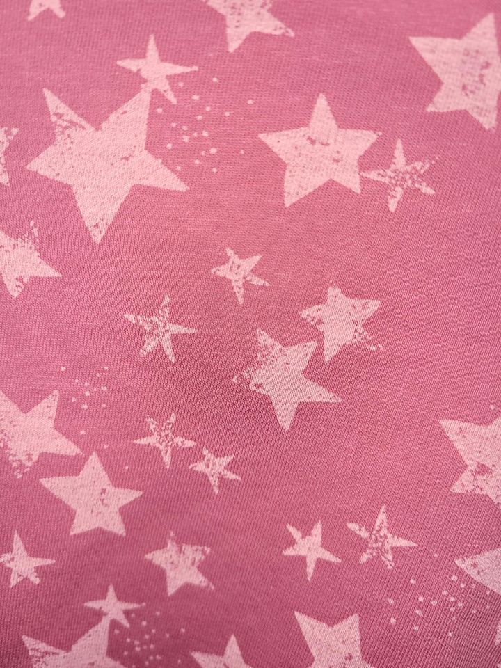 Sweatkleid 110 116 pink mit Sternchen Nici Kleid grau Star in Höhn