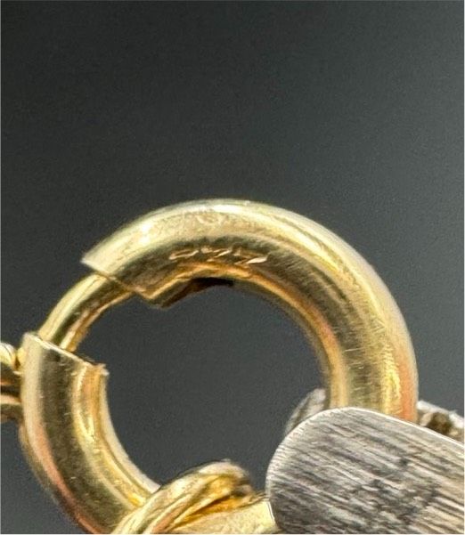 333 8k Gelbgold Halskette Figaro Hand d. Fatima Anhänger Collier in Berlin