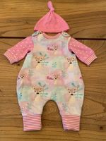 Handmade Babyset mit Mütze- Girl  50/56  NEU rosa Motiv Reh Baden-Württemberg - Untereisesheim Vorschau