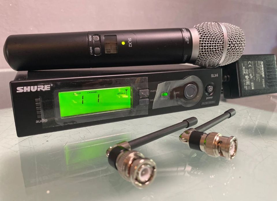 Shure SLX4 & SLX2 mit SM86 Profikapsel Freq:702-726MHz(P4)Zubehör in Berlin