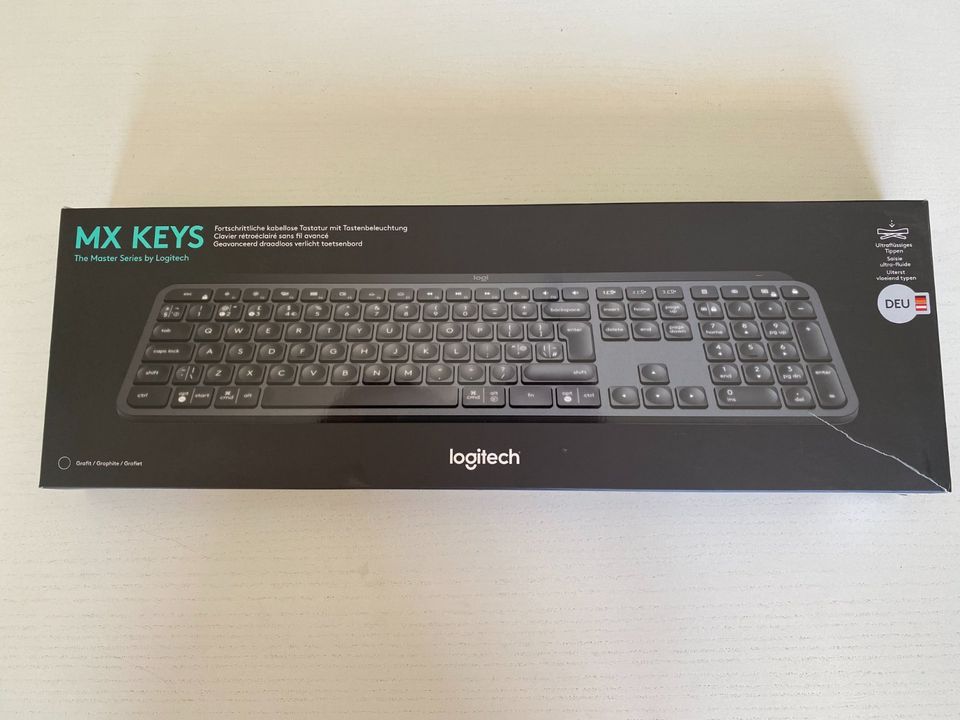 Logitech MX Keys Tastatur inkl. Unified Receiver + OVP in Berg