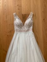 Brautkleid Hochzeitskleid Herve Paris Boho mit Spitze Gr 36/38 Bayern - Aschau im Chiemgau Vorschau