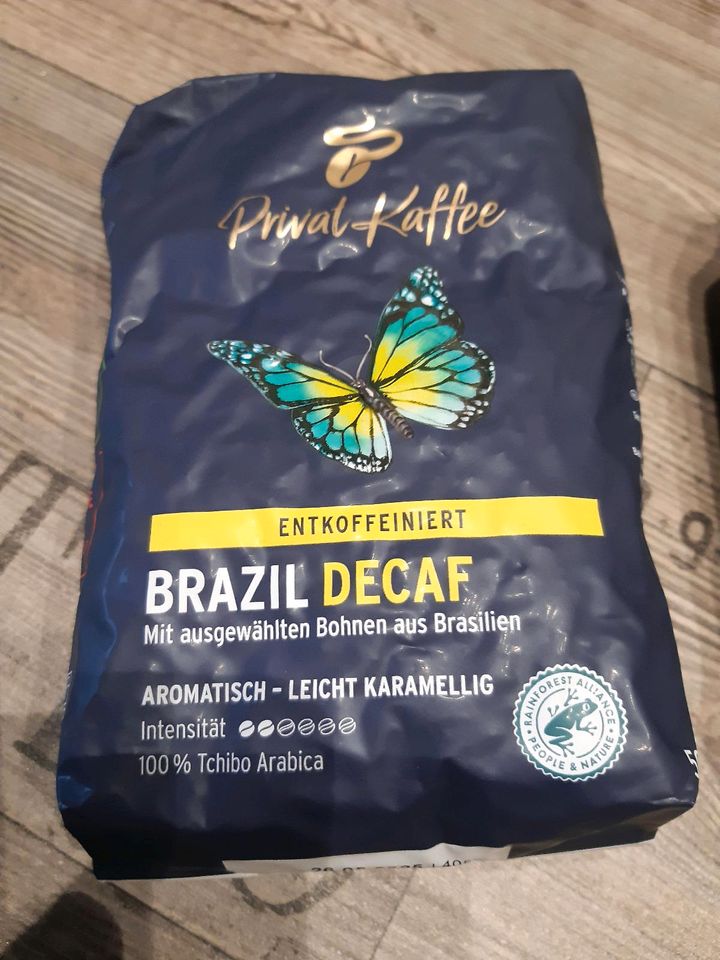 Tchibo ausgewählte Bohnen, Brazil Decaf, entkoffeiniert in Dresden