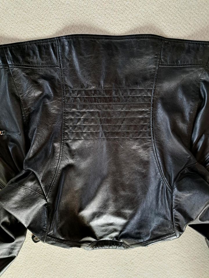 Lederjacke Damen schwarz 42 Saki in Rüsselsheim