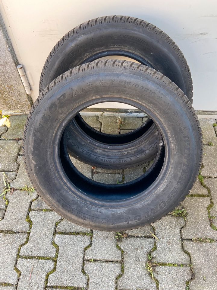 2x. 215 / 65 R 16  98H Winterreifen von Dunlop. NEUWERTIG !!! in Berlin