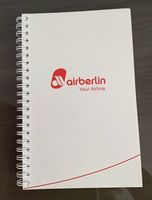 Mit Sammlerwert: ❤️ AIRBERLIN Notizbuch mit Spiralbindung - NEU Brandenburg - Caputh Vorschau