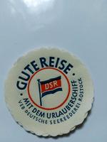 6-DDR Untersetzer auf DSR Urlauberschiffen MS Völkerfreundschaft Sachsen - Stollberg Vorschau