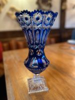 Blaue Kristallvase Bohemia  ca 35cm hoch Thüringen - Schmoelln Vorschau