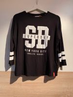 Superdry langärmliges T-Shirt schwarz weiß XS/34 Longsleeve Nordrhein-Westfalen - Westerkappeln Vorschau