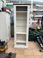 Schrank Vitrine weiß mit Glasboden Niedersachsen - Wildeshausen Vorschau
