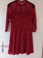 Neu Kleid Cocktailkleid festlich edel rot spitze mit Ärmel Bayern - Ingolstadt Vorschau