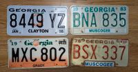 USA  License Plate Georgia 1998 1983 1982 1993 Nummernschild Schleswig-Holstein - Lübeck Vorschau