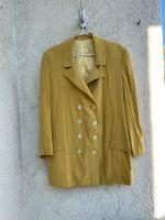 Vintage Oversize Blazer Seide Gr L Senfgelb Ocker 70er Retro München - Schwanthalerhöhe Vorschau