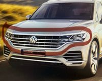 VW Touareg 2019 original Frontgrill verchromt + Emblem Dresden - Strehlen Vorschau