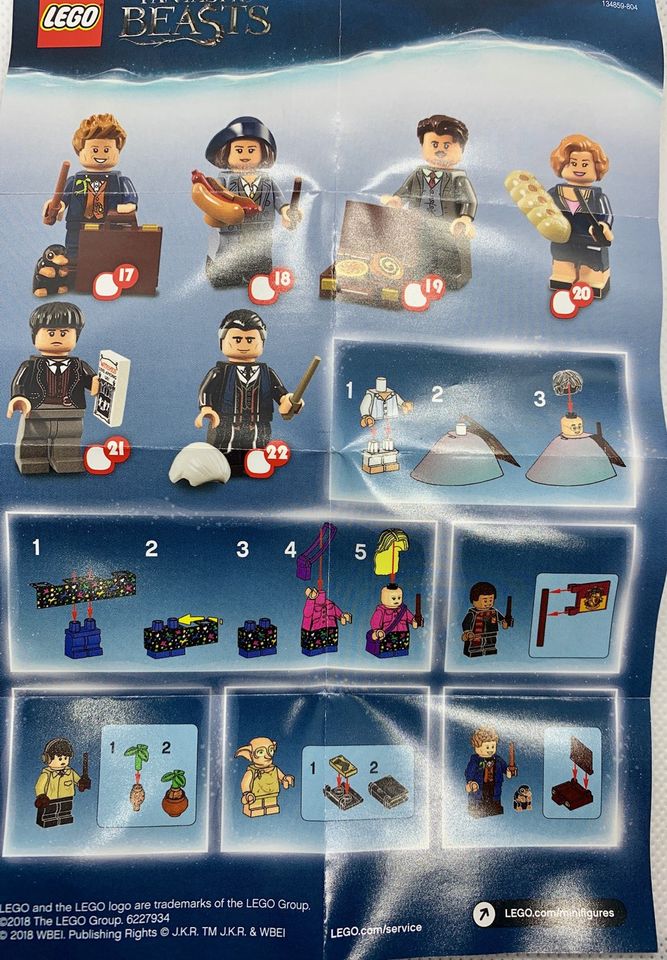 Lego 71022 Harry Potter Minifiguren Serie 1 in OVP in Elmshorn