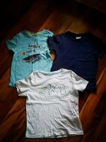 3er Set kurzes Shirt Sommer Beach Skateboard 128 blau weiss Berlin - Hellersdorf Vorschau