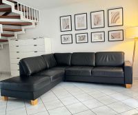 Echtleder Sofa in schwarz Nordrhein-Westfalen - Soest Vorschau