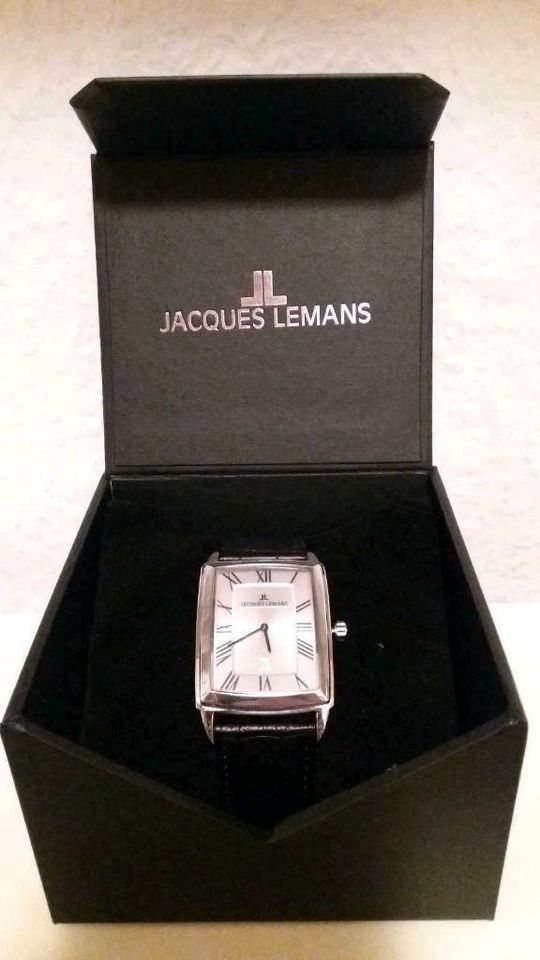 Jaques Lemans Classic Armbanduhr mit Datumsanzeige für Herren in Andernach