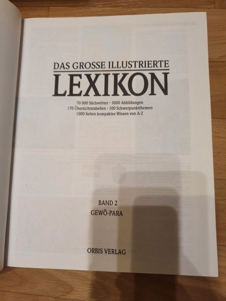 Das grosse illustrierte Lexikon Band 1-3 Orbis Verlag in Halle