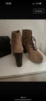Divided H&M Absatz Schuhe Stiefeletten 39 braun Leder Stoff Thüringen - Gebesee Vorschau