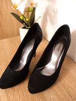 Catwalk High Heels Größe 40 schwarz Glitzer Bayern - Ottobeuren Vorschau