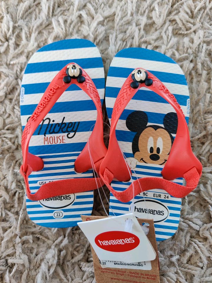 Neu ❗ Havaianas Mickey Mouse Zehentrenner Flip Flop Gr 22 in Hessen -  Hohenstein | Gebrauchte Kinderschuhe Größe 22 kaufen | eBay Kleinanzeigen  ist jetzt Kleinanzeigen