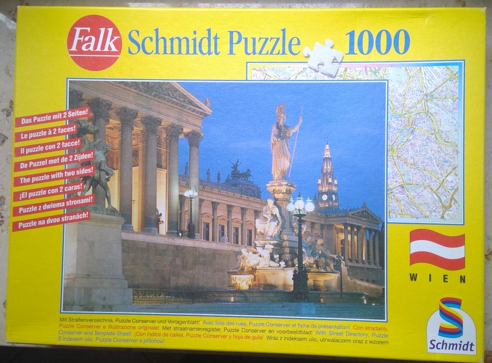 Schmidt Puzzle - 1000 Teile - Wien - Puzzle mit 2 Seiten in Essen