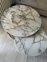 2er Set Couchtische im Marmor-Look mit Goldgestell Berlin - Wilmersdorf Vorschau