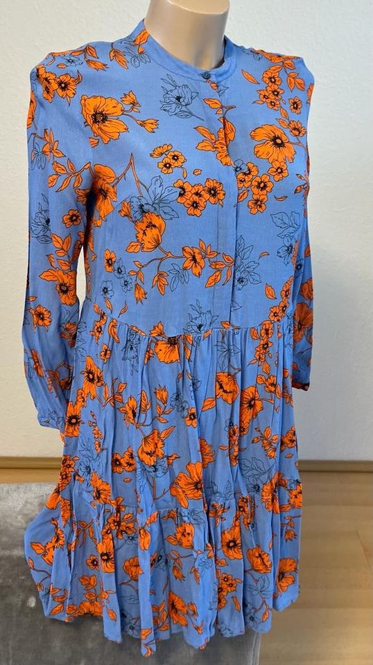 JAKE*S PEEK AND CLOPPENBURG MAXIKLEID S 36 floral blumen Blau y2k in Aichtal