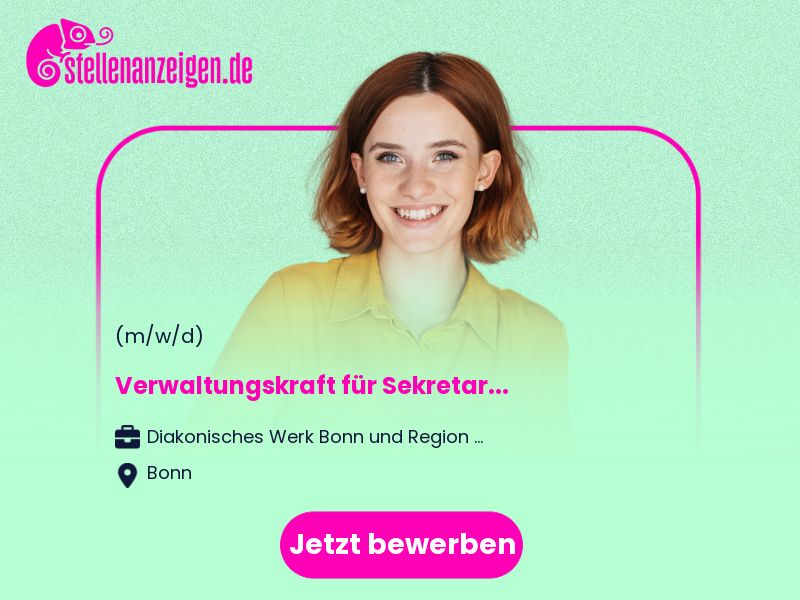 Verwaltungskraft (m/w/d) für in Bonn