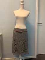 comma Bleistifrock Pencilskirt Rock Business 38 M Cognac hellblau Brandenburg - Woltersdorf Vorschau