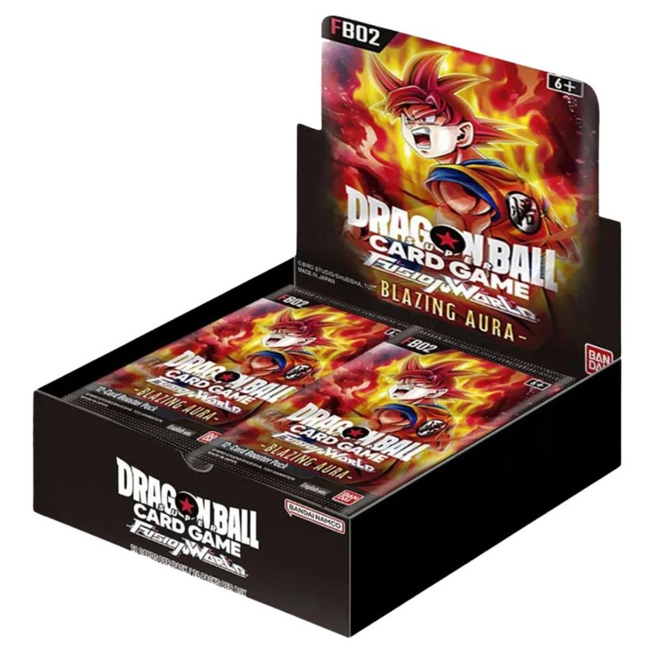 Dragon Ball Card Game Fusion World Blazing Aura Display FB02 in Gladbeck