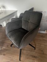 4x drehbare Esstisch Stühle in grau Nordrhein-Westfalen - Bergkamen Vorschau