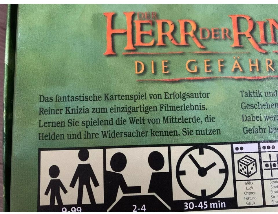 „Der Herr der Ringe: Die Gefährten“ Kartenspiel Ravensburger in Hoya