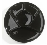 6 Fondue-Teller, schwarz, Keramik, NEU Hessen - Waldems Vorschau