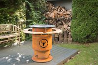 Moesta Bandit Fireplace + BBQ-Disk und Ablage, Grill, Feuertonne Niedersachsen - Delligsen Vorschau