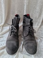 Stiefeletten Boots Schuhe Gr. 39 grau Marco Tozzi Hessen - Bad Arolsen Vorschau