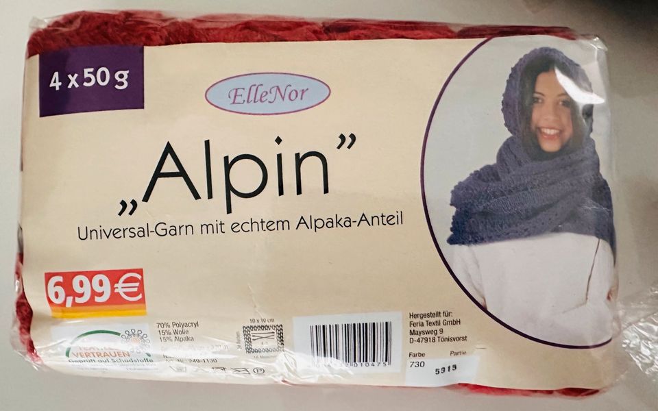 Elle Nor - Alpin - 70% Polyacryl / 15% Wolle / 15% Alpaka in Blankenfelde-Mahlow