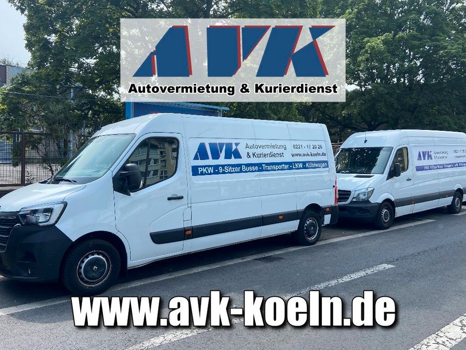 #26M Transporter Renault Master / MB Sprinter mieten ab 54 € in Köln