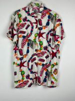 Vintage Crazy Pattern Hemd - Retro Shirt - Oldschool - 90s -Gr. M Niedersachsen - Neuenhaus Vorschau