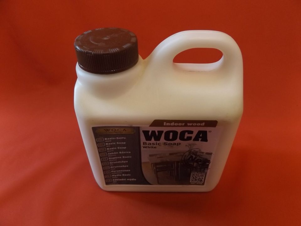 Holzbodenseife WOCA Basis Seife Weiß Basic Soap Woodcare 1L in Frankfurt am Main